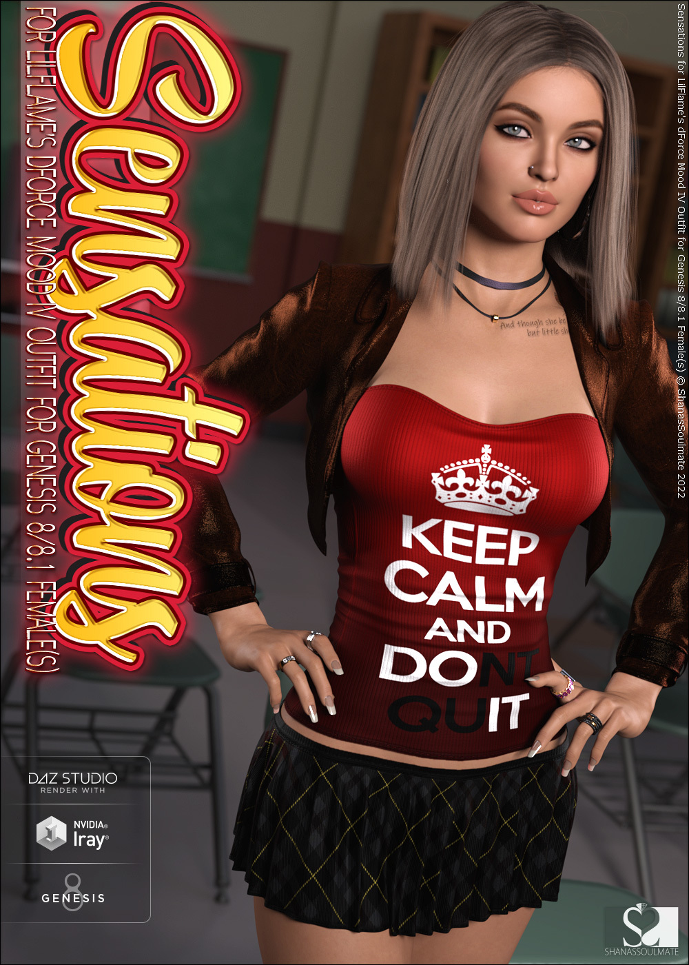 Sensations for dForce Mood IV Outfit for Genesis 8 and 8.1 Females by N/A