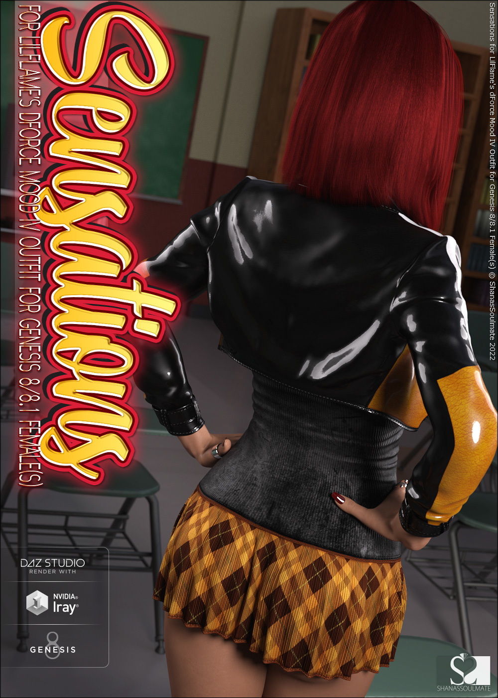 Sensations for dForce Mood IV Outfit for Genesis 8 and 8.1 Females by N/A