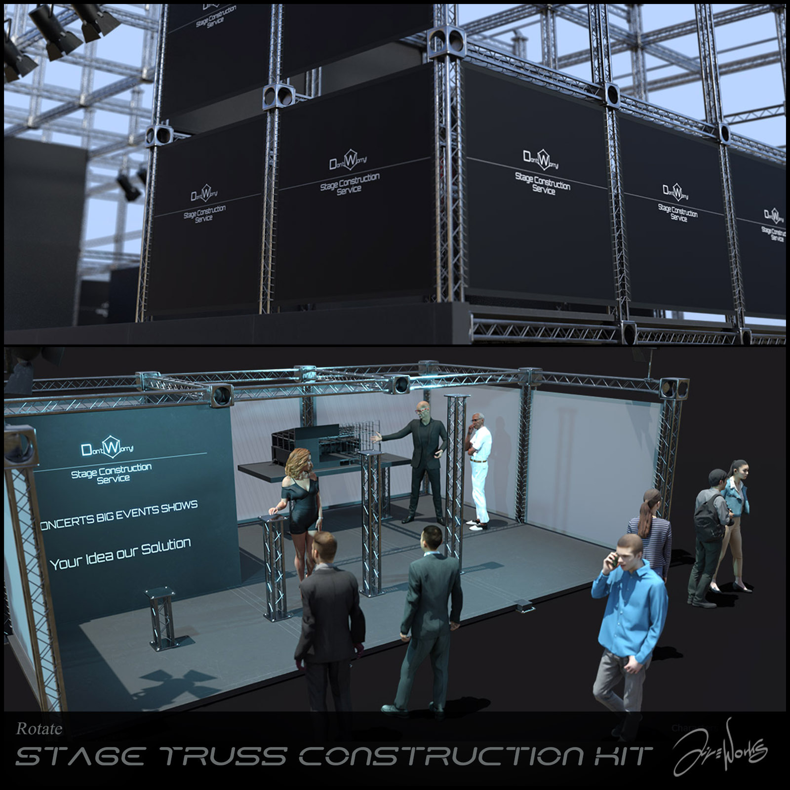 Stage Truss Construction Kit by N/A