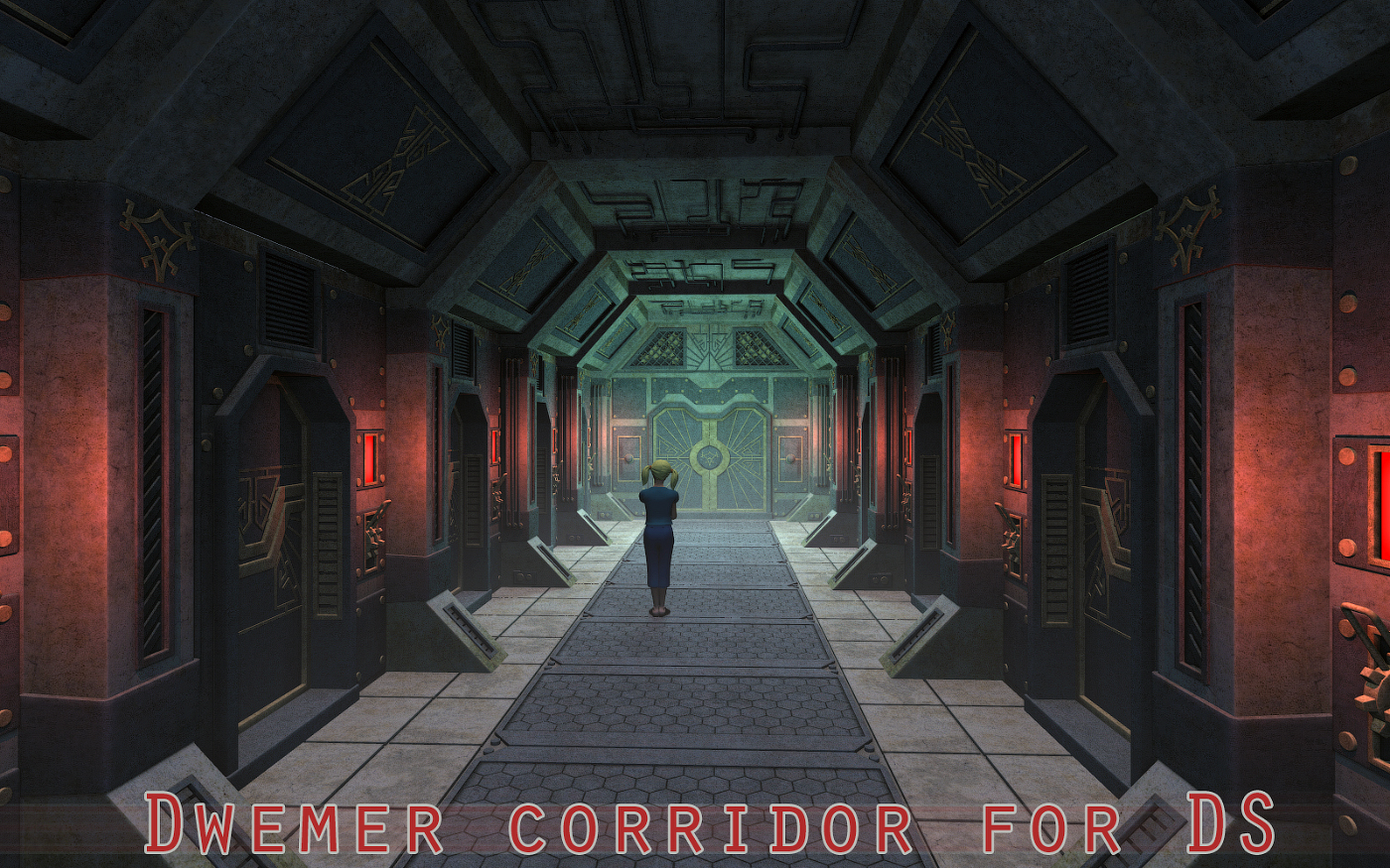 Dwemer corridor for DS by N/A