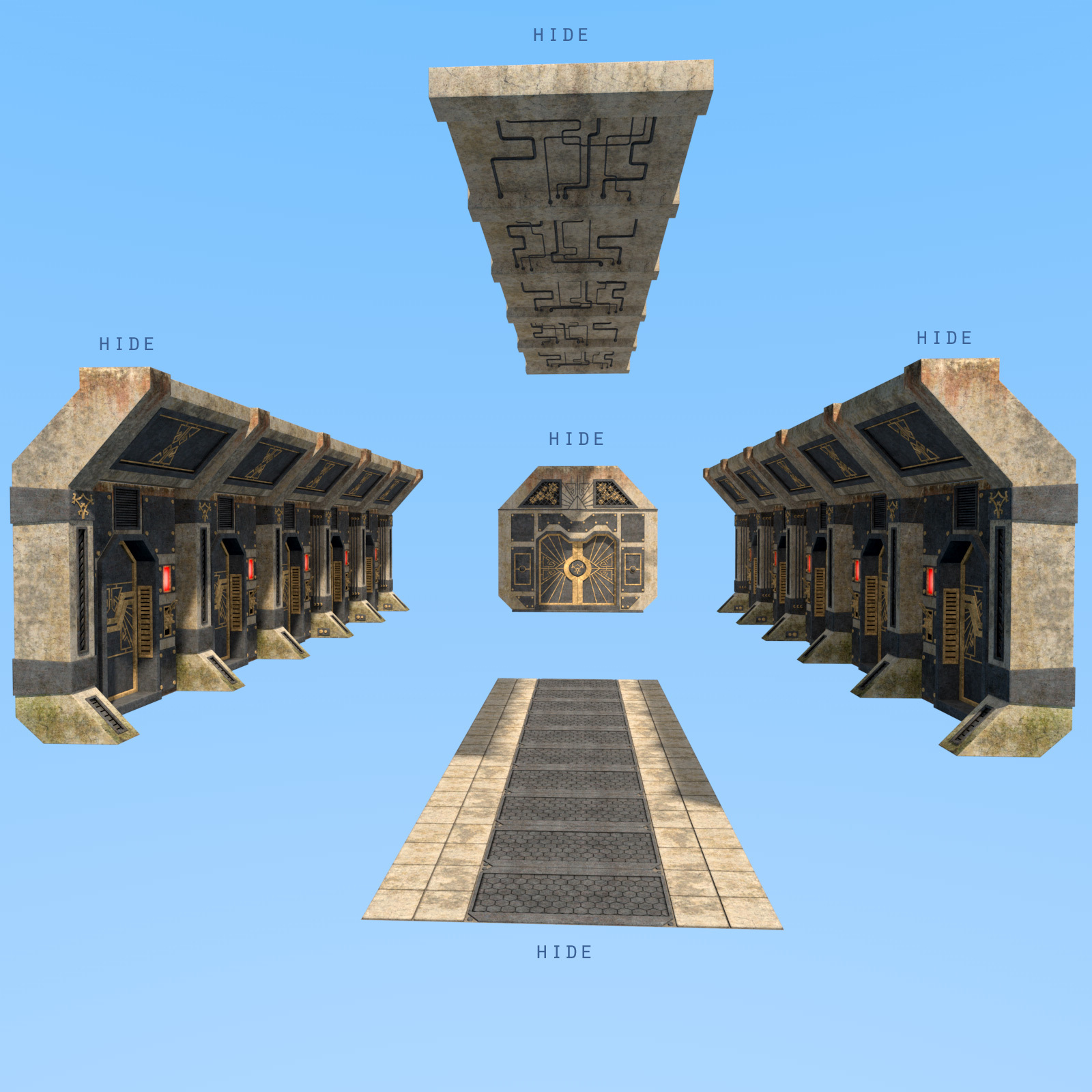 Dwemer corridor for DS by N/A