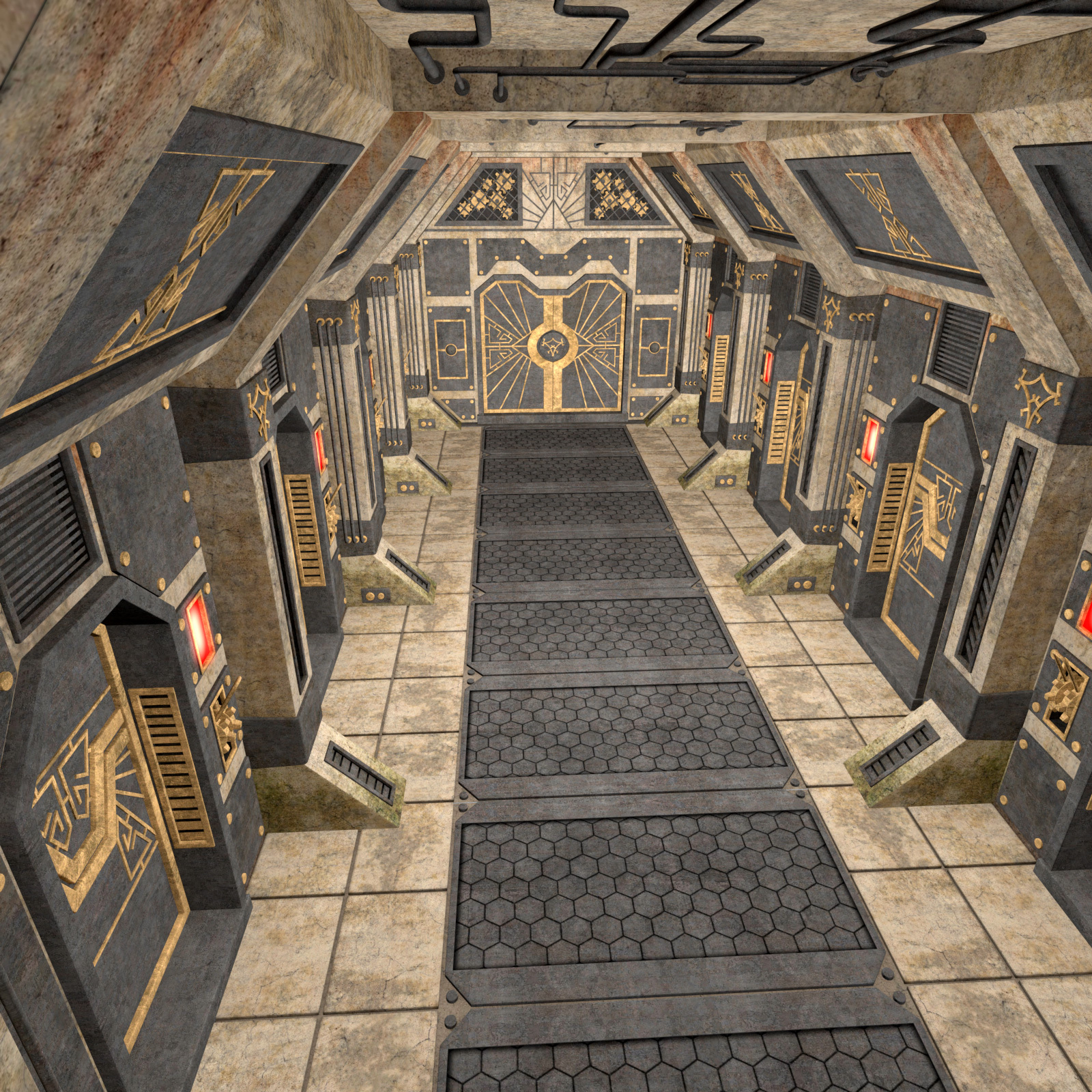 Dwemer corridor for DS by N/A