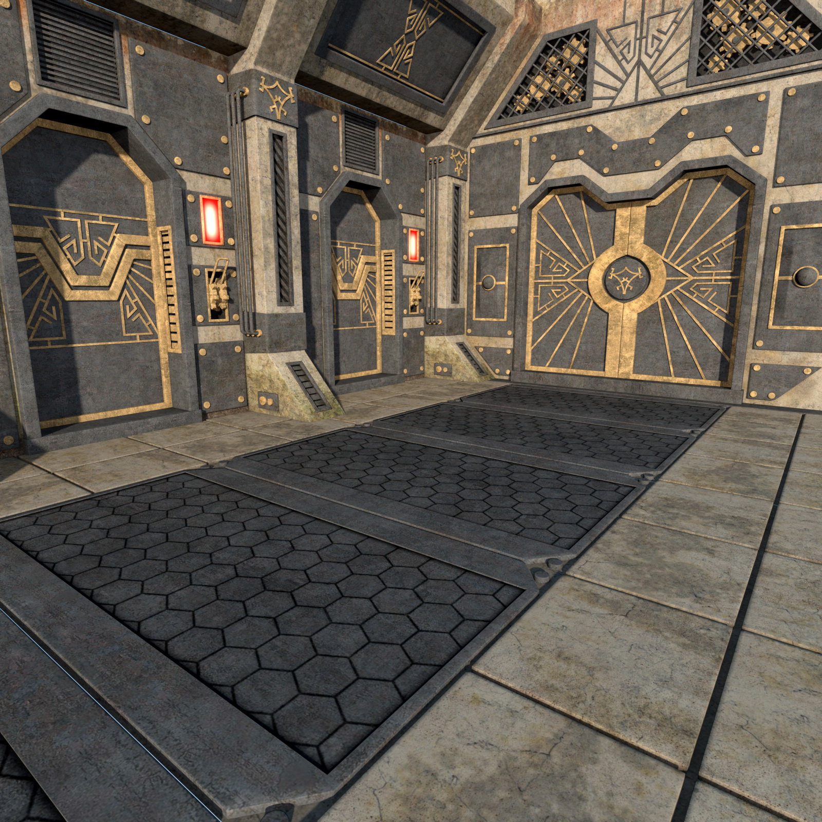 Dwemer corridor for DS by N/A