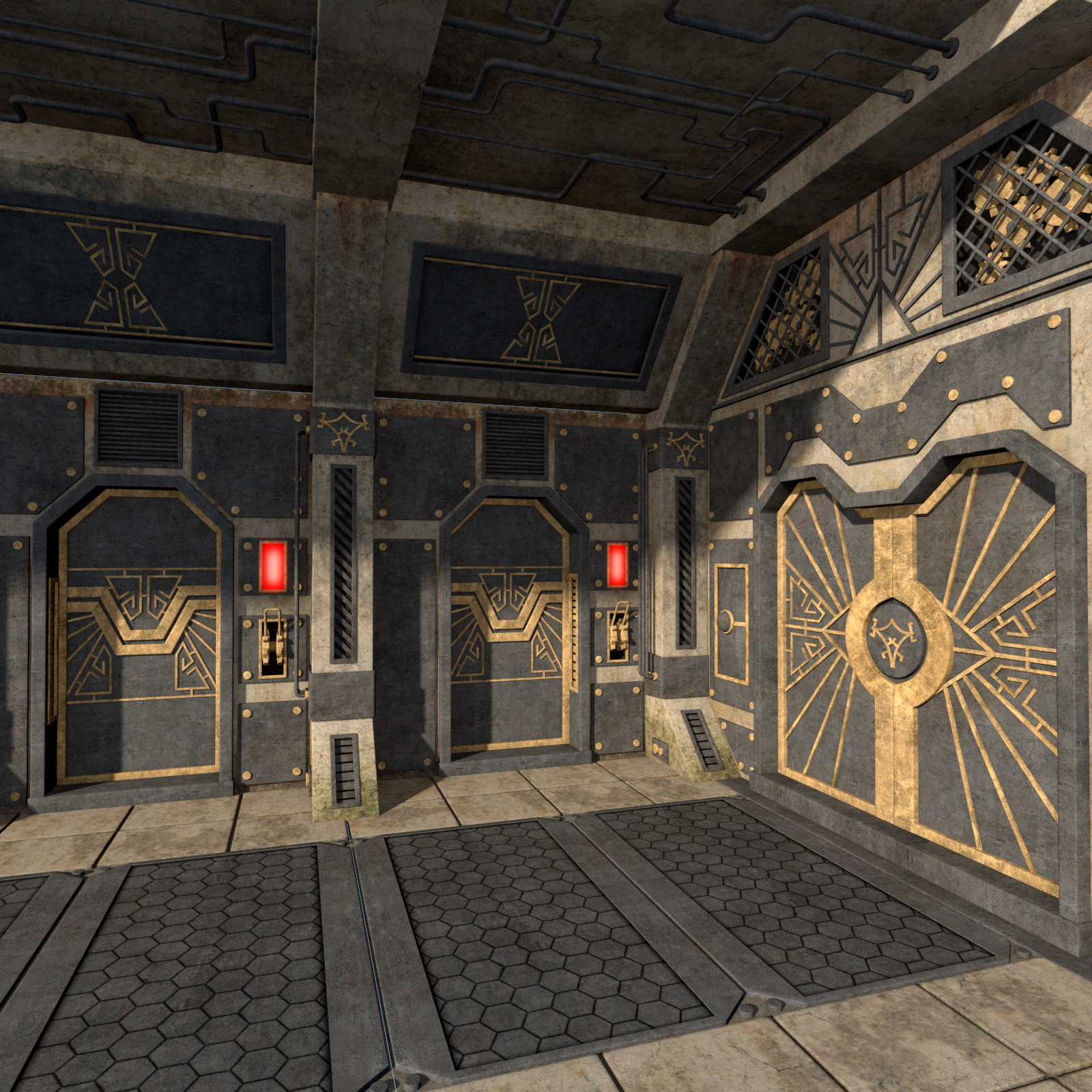 Dwemer corridor for DS by N/A