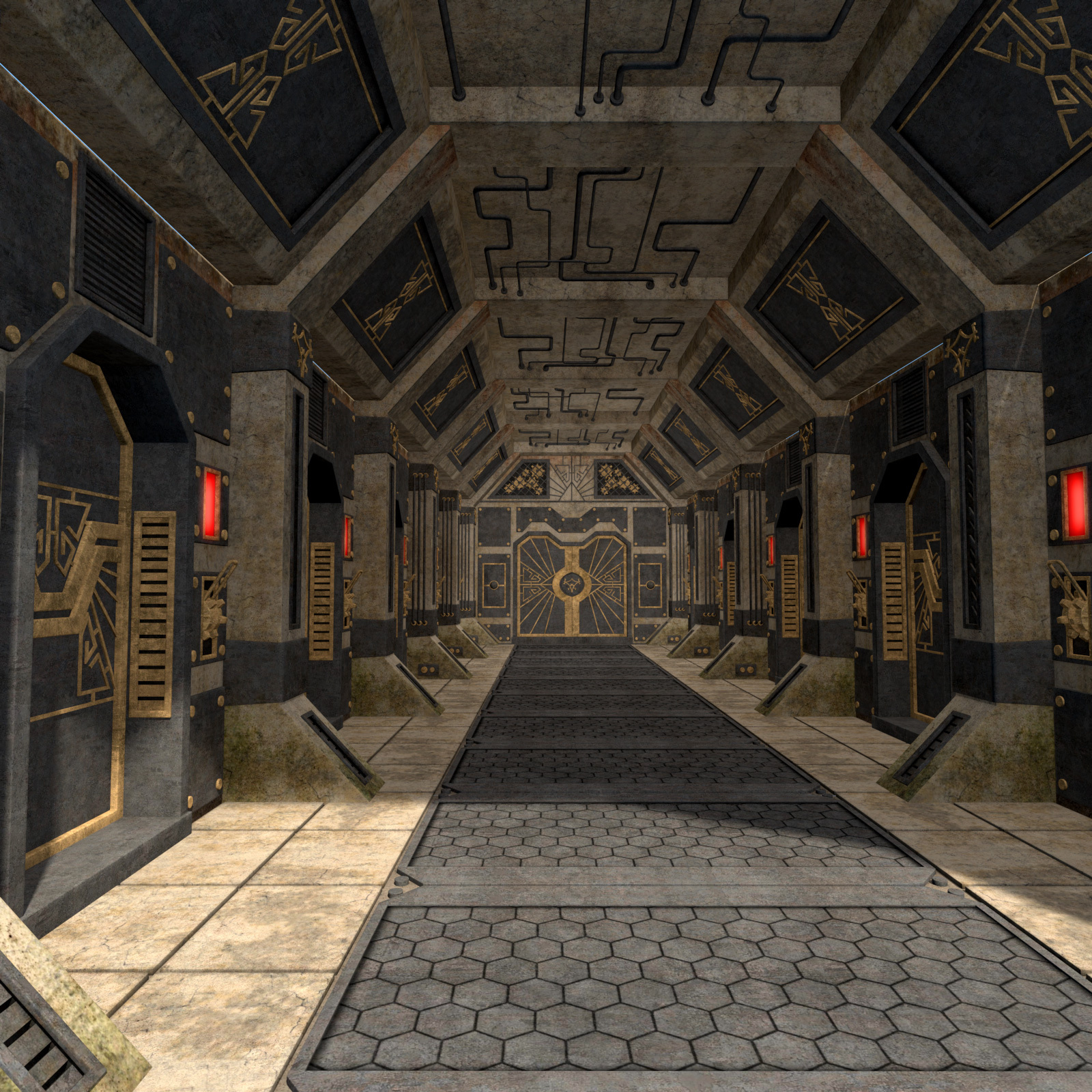 Dwemer corridor for DS by N/A