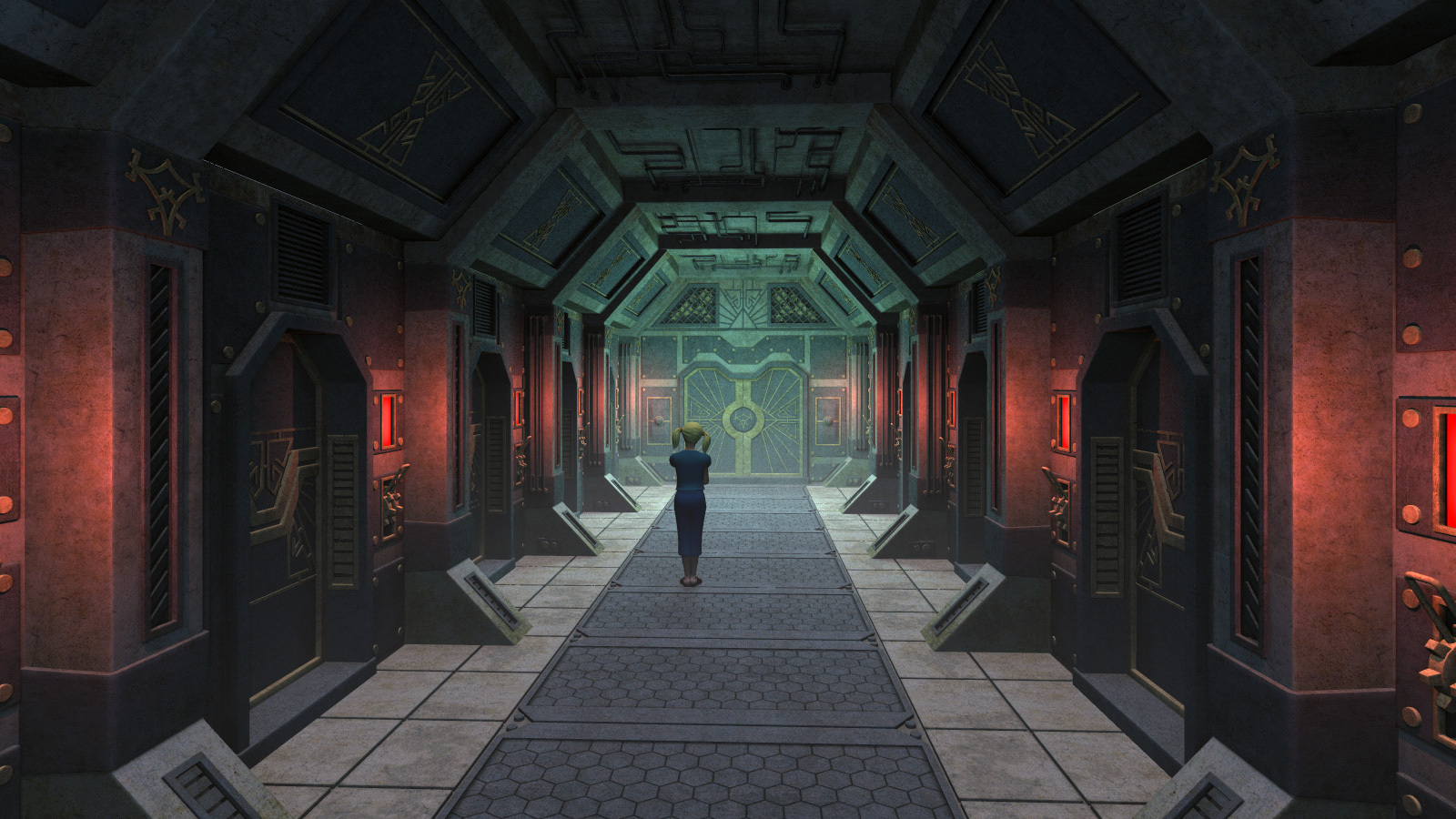 Dwemer corridor for DS by N/A