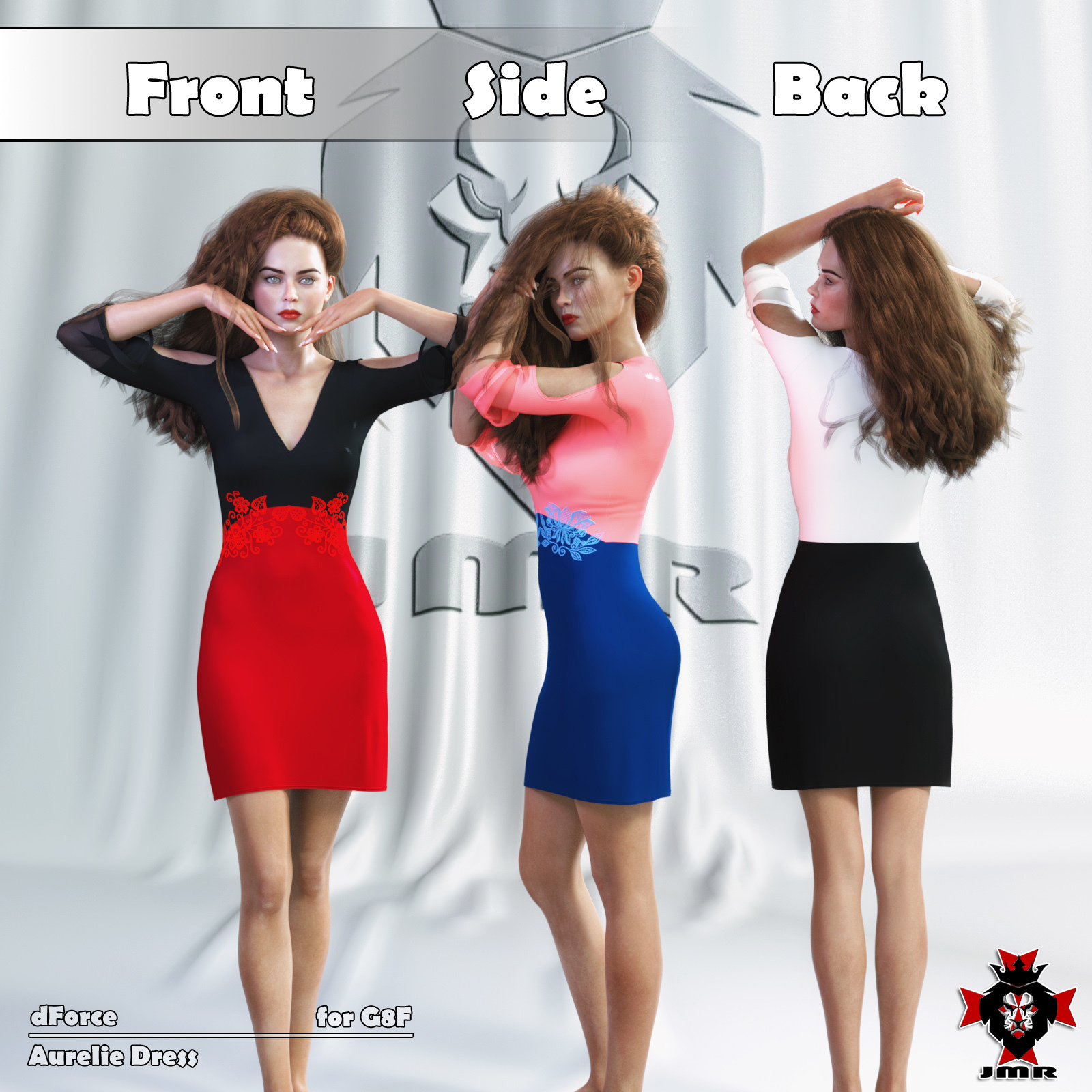 JMR dForce Aurelie Dress for G8F by N/A