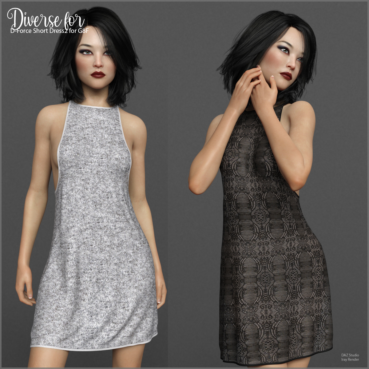 Diverse for D-Force Short Dress2 for G8F by N/A