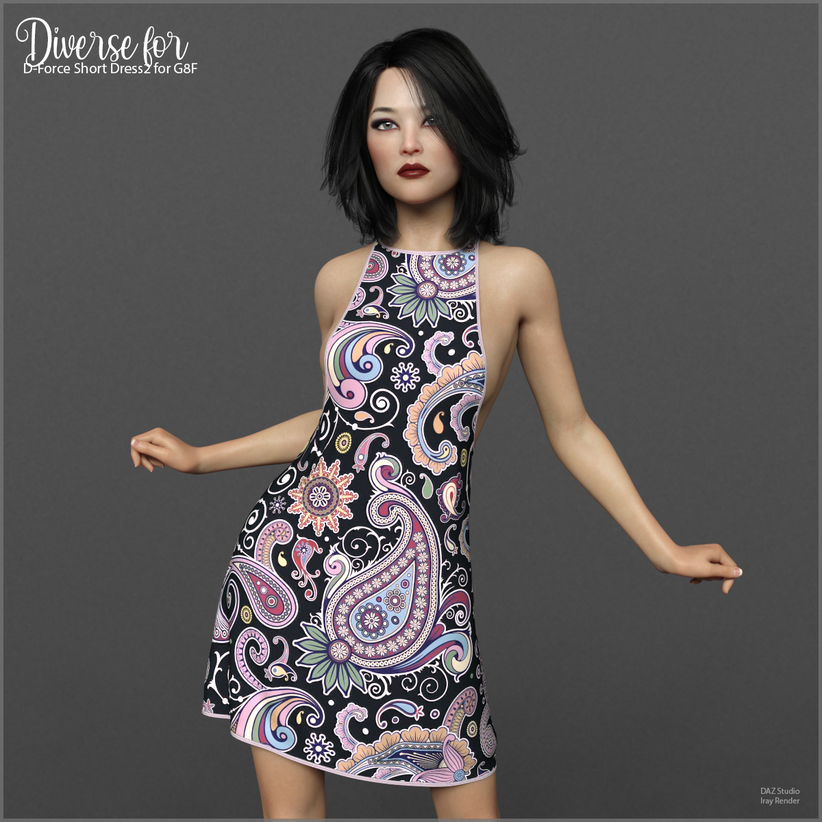 Diverse for D-Force Short Dress2 for G8F by N/A