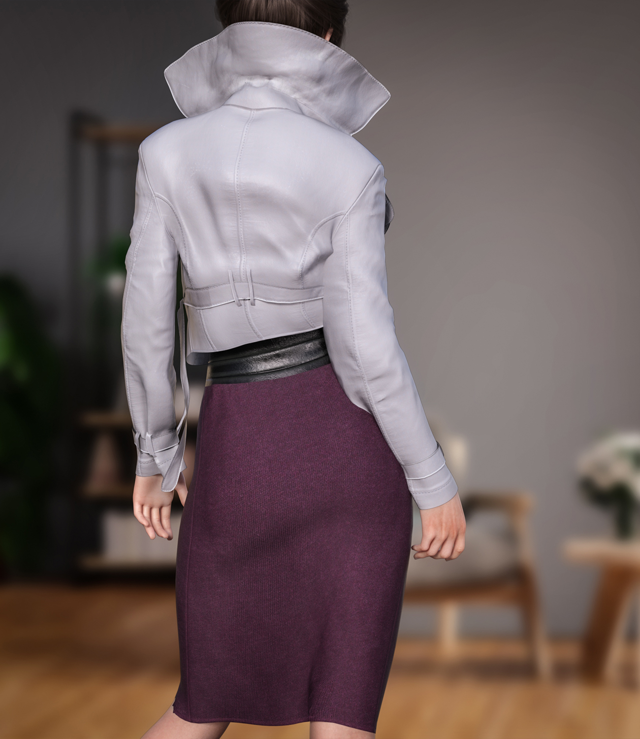 Trench Coat dforce outfit for Genesis 8 & 8.1 Females by N/A