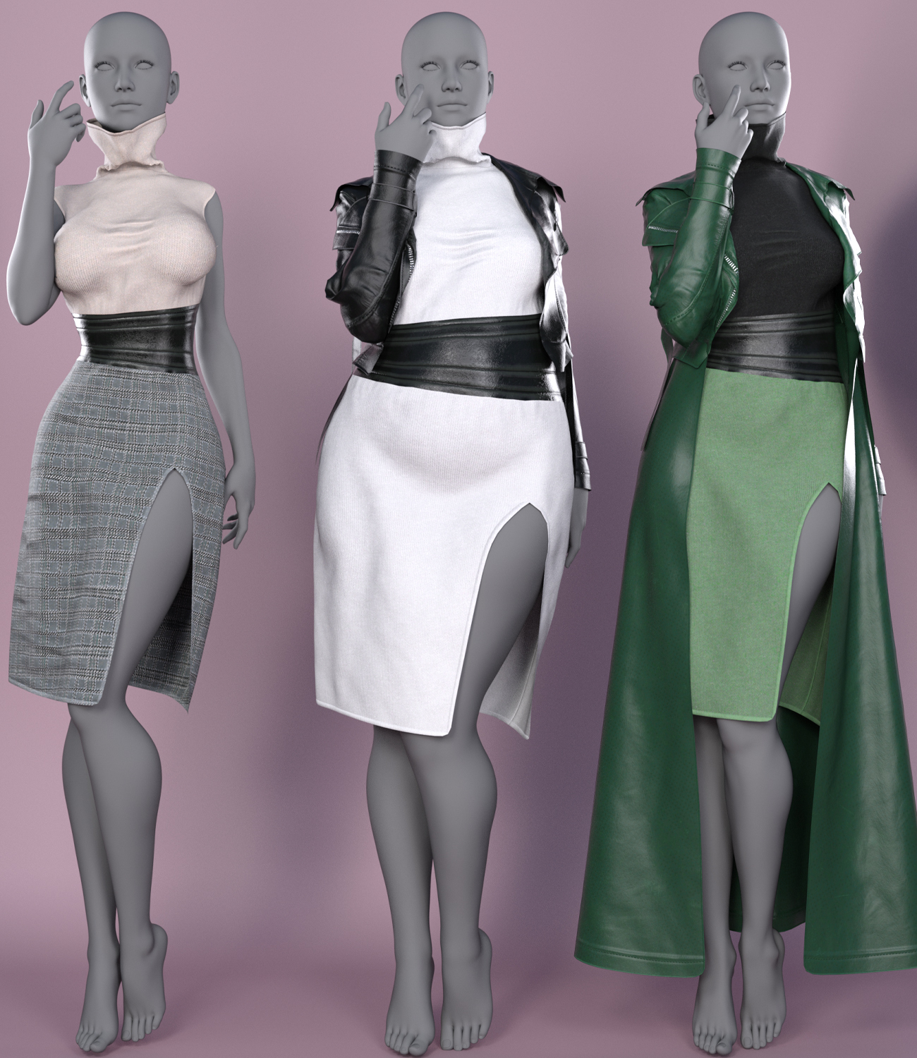 Trench Coat dforce outfit for Genesis 8 & 8.1 Females by N/A