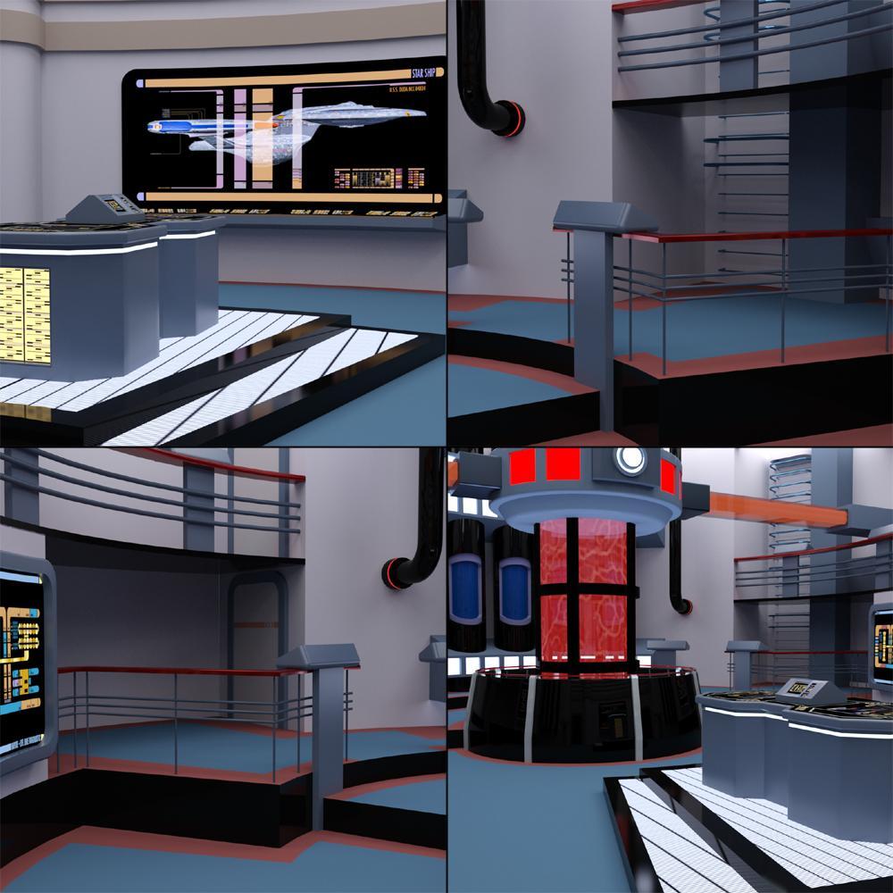 Starship Engineering Room 4 for DAZ Studio by N/A