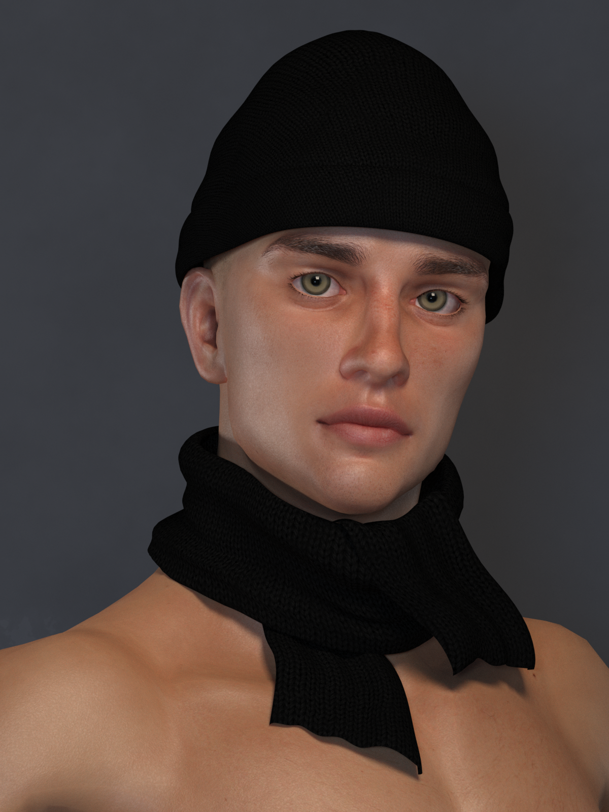 L'Homme Beanie and Scarf EXP by N/A
