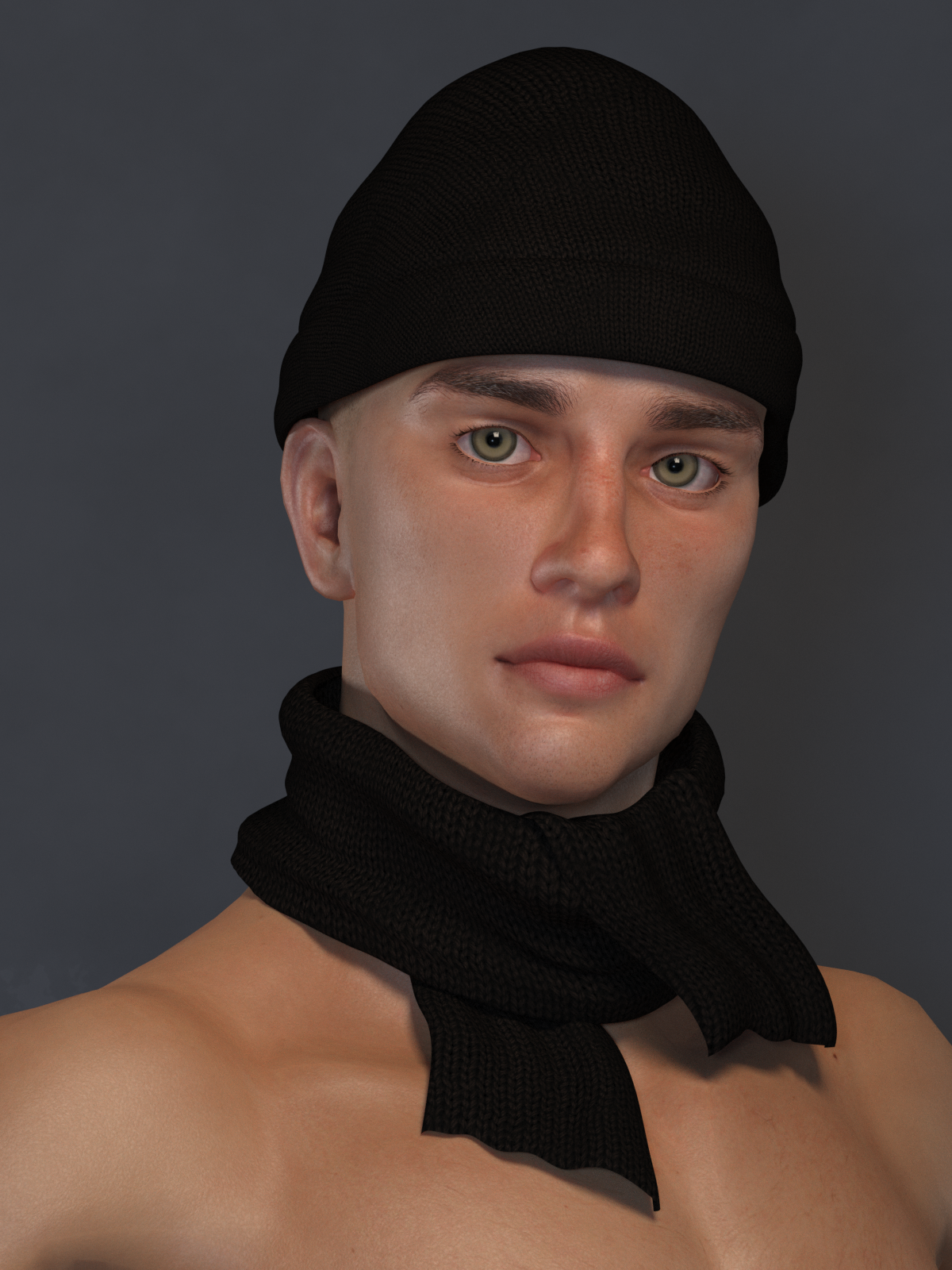 L'Homme Beanie and Scarf EXP by N/A