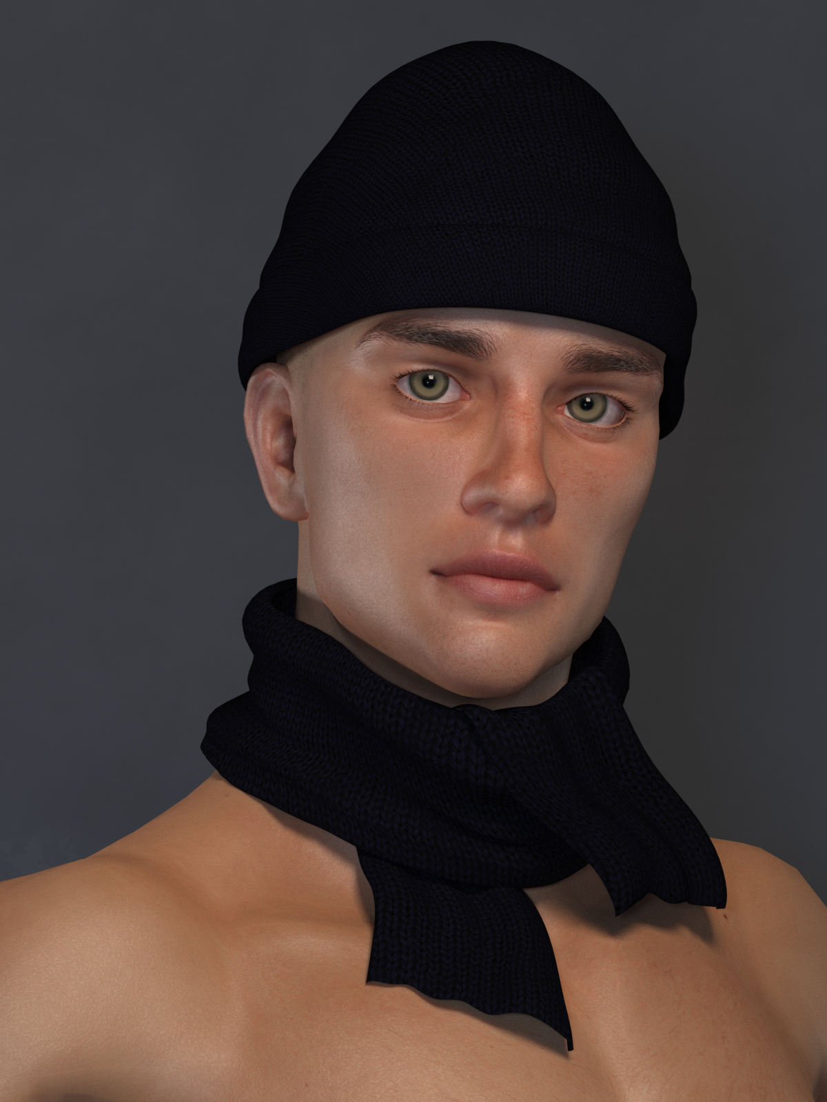 L'Homme Beanie and Scarf EXP by N/A
