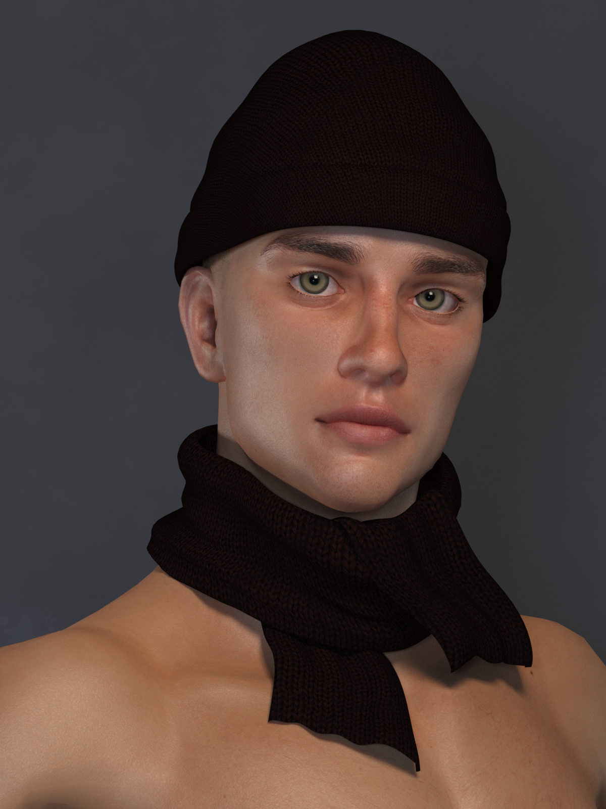L'Homme Beanie and Scarf EXP by N/A