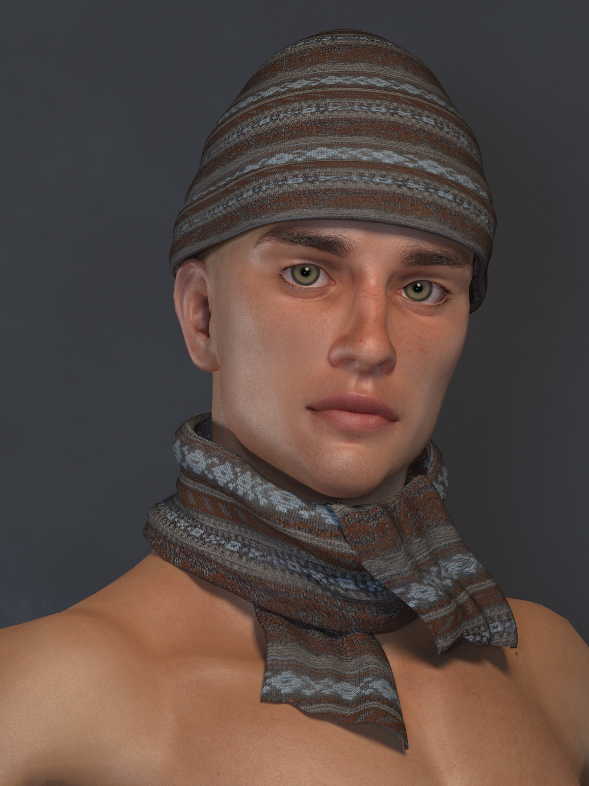 L'Homme Beanie and Scarf EXP by N/A
