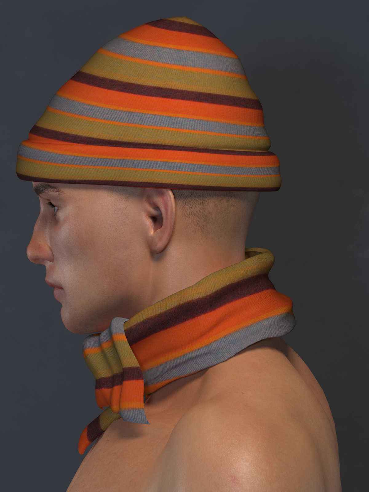 L'Homme Beanie and Scarf EXP by N/A