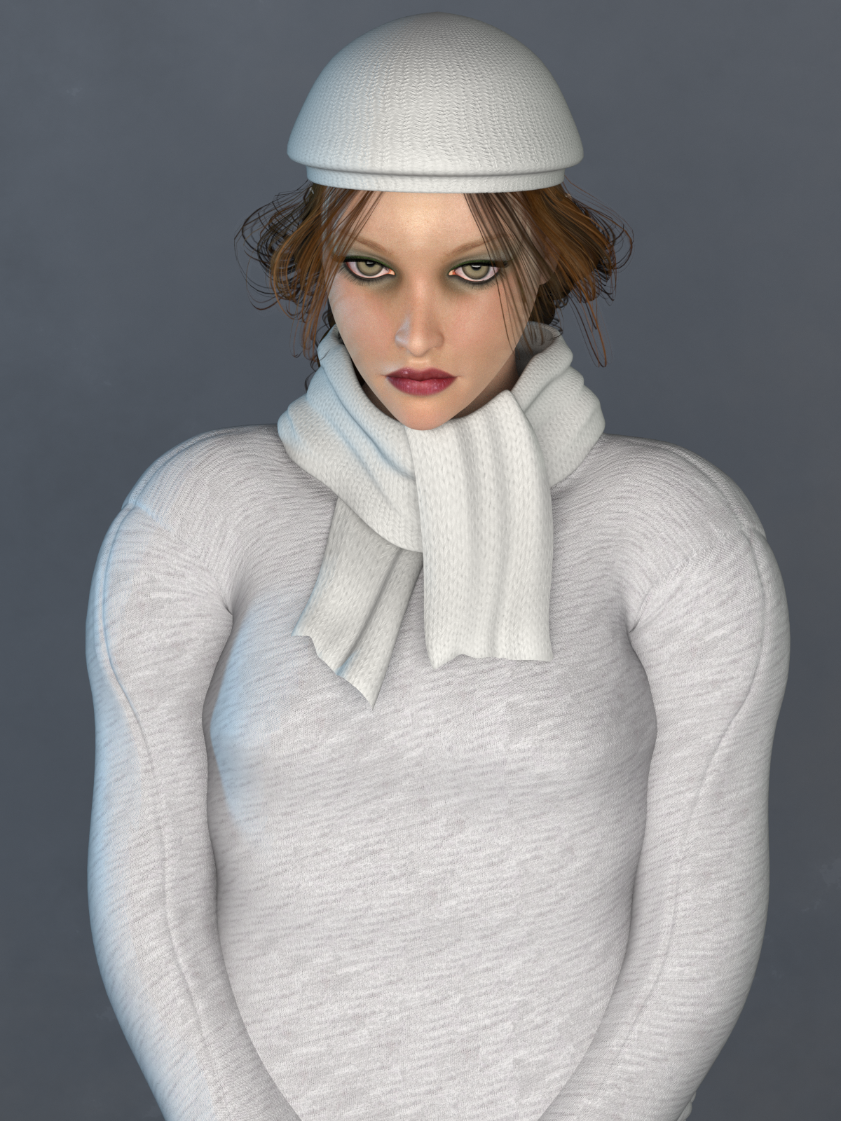 La Femme Beanie and Scarf Set EXP by N/A