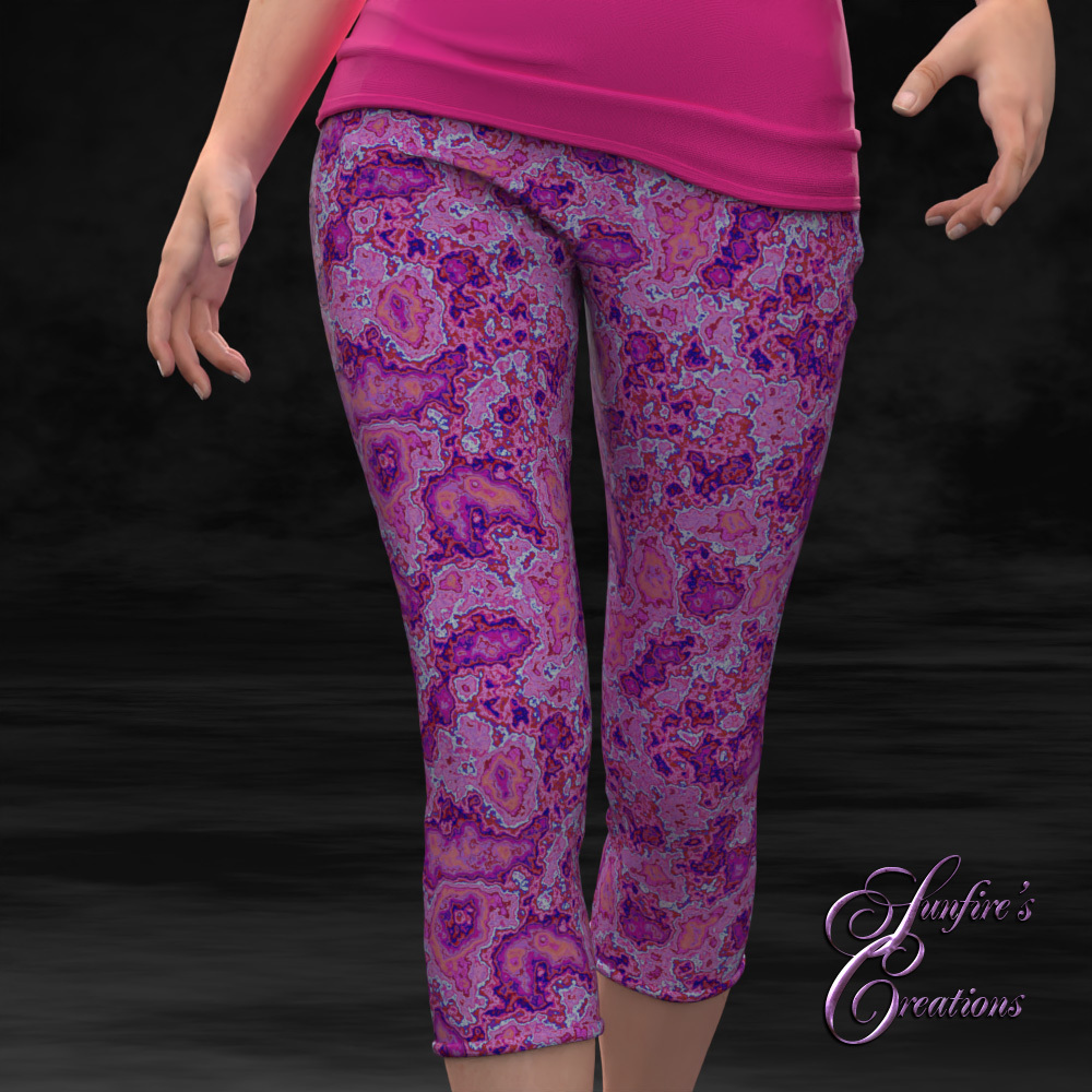 Marbled for Dynamic Capris by N/A