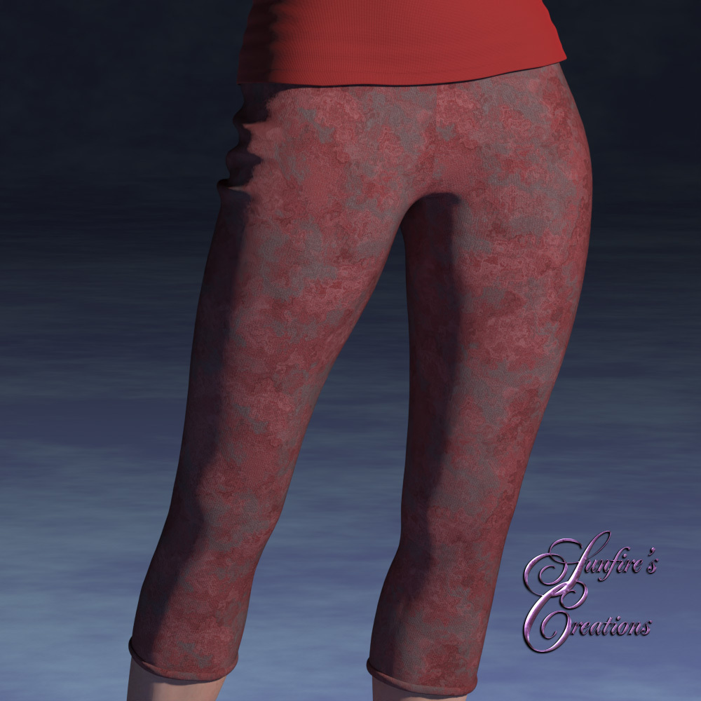 Marbled for Dynamic Capris by N/A