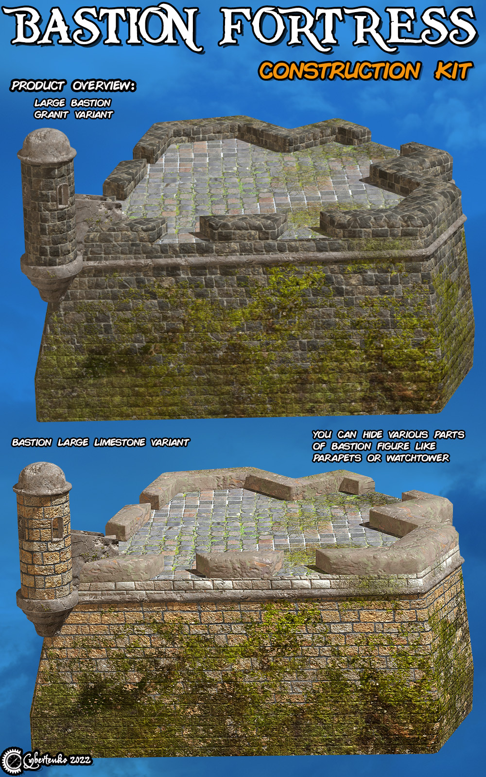 Bastion Fortress Construction Kit by N/A