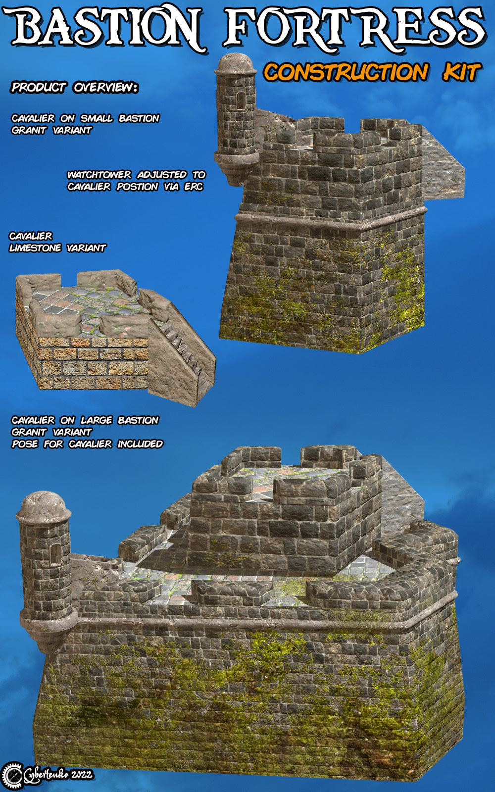 Bastion Fortress Construction Kit by N/A
