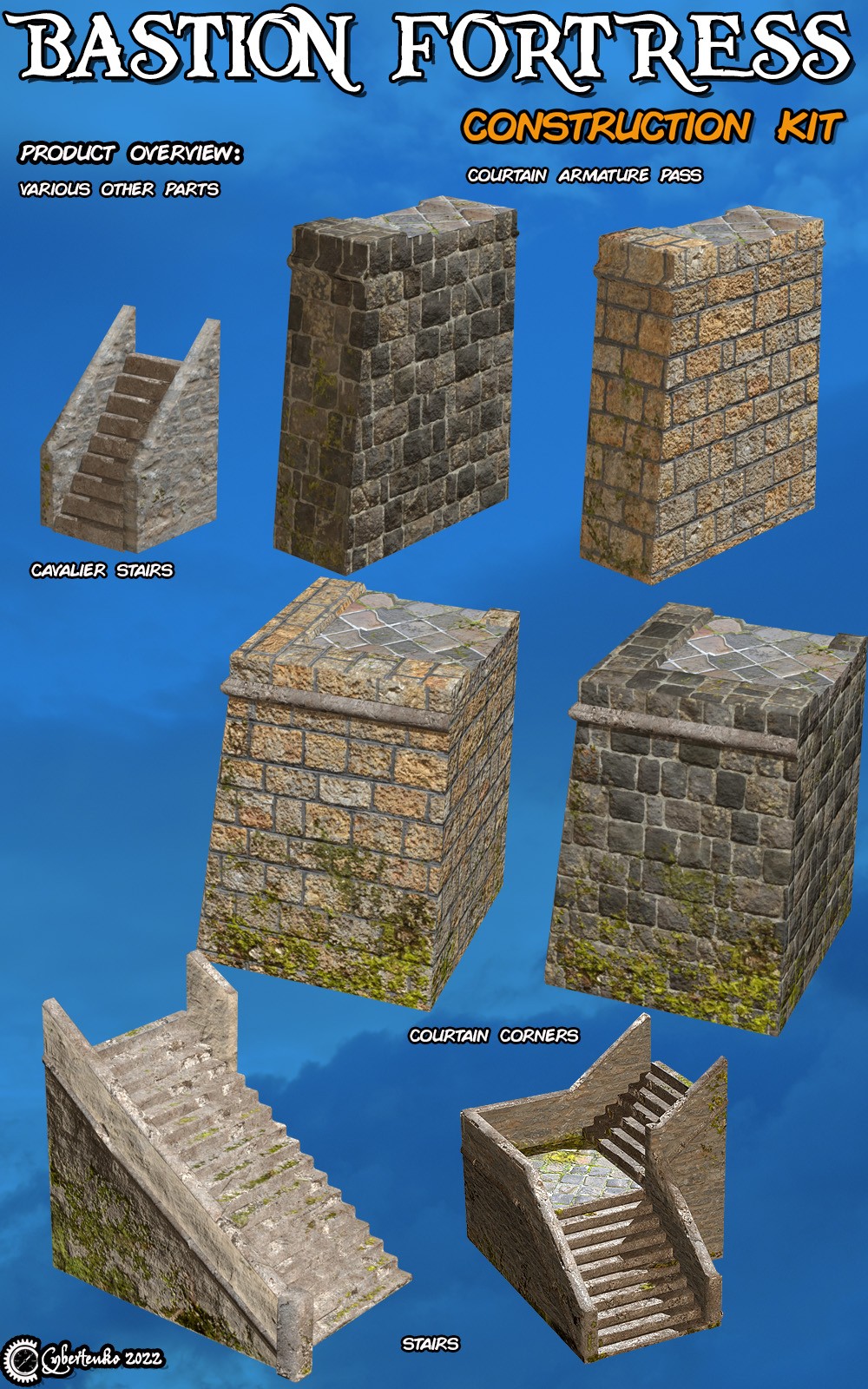 Bastion Fortress Construction Kit by N/A