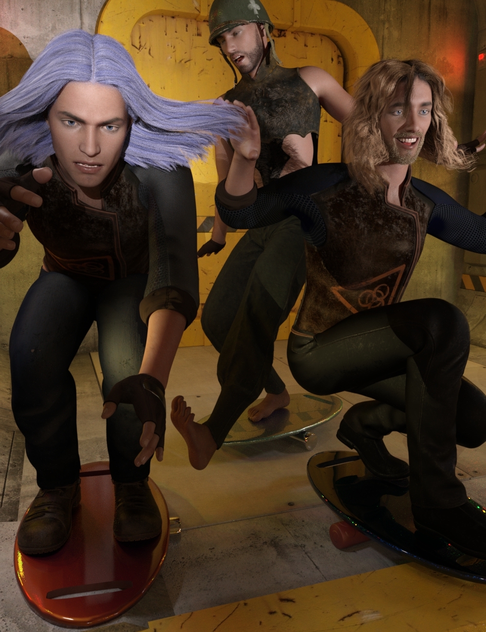 Balance Board Poses And Prop For Genesis 8 and 8.1 Male by N/A