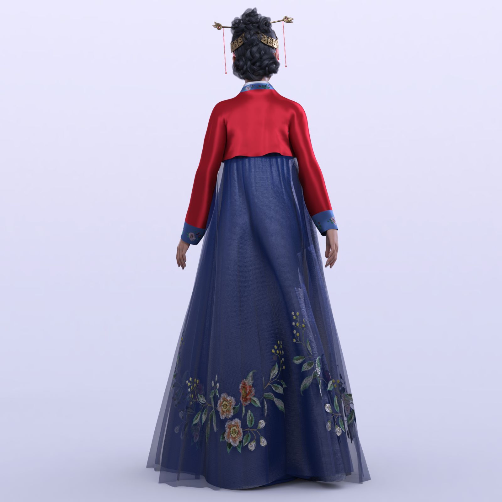 Pretty Textures for dForce Hanbok for G8F and G8.1F by N/A