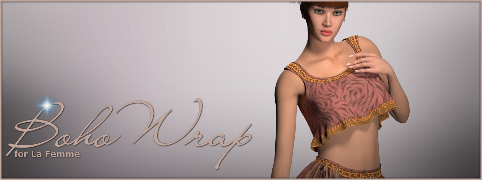 Dynamic Boho Wrap for La Femme by N/A