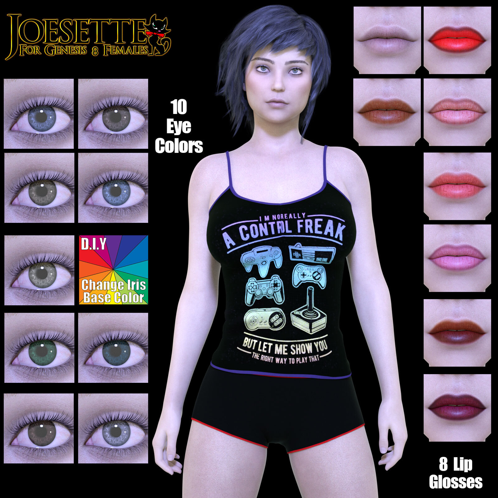 Joesette For Genesis 8 Females Redux by N/A