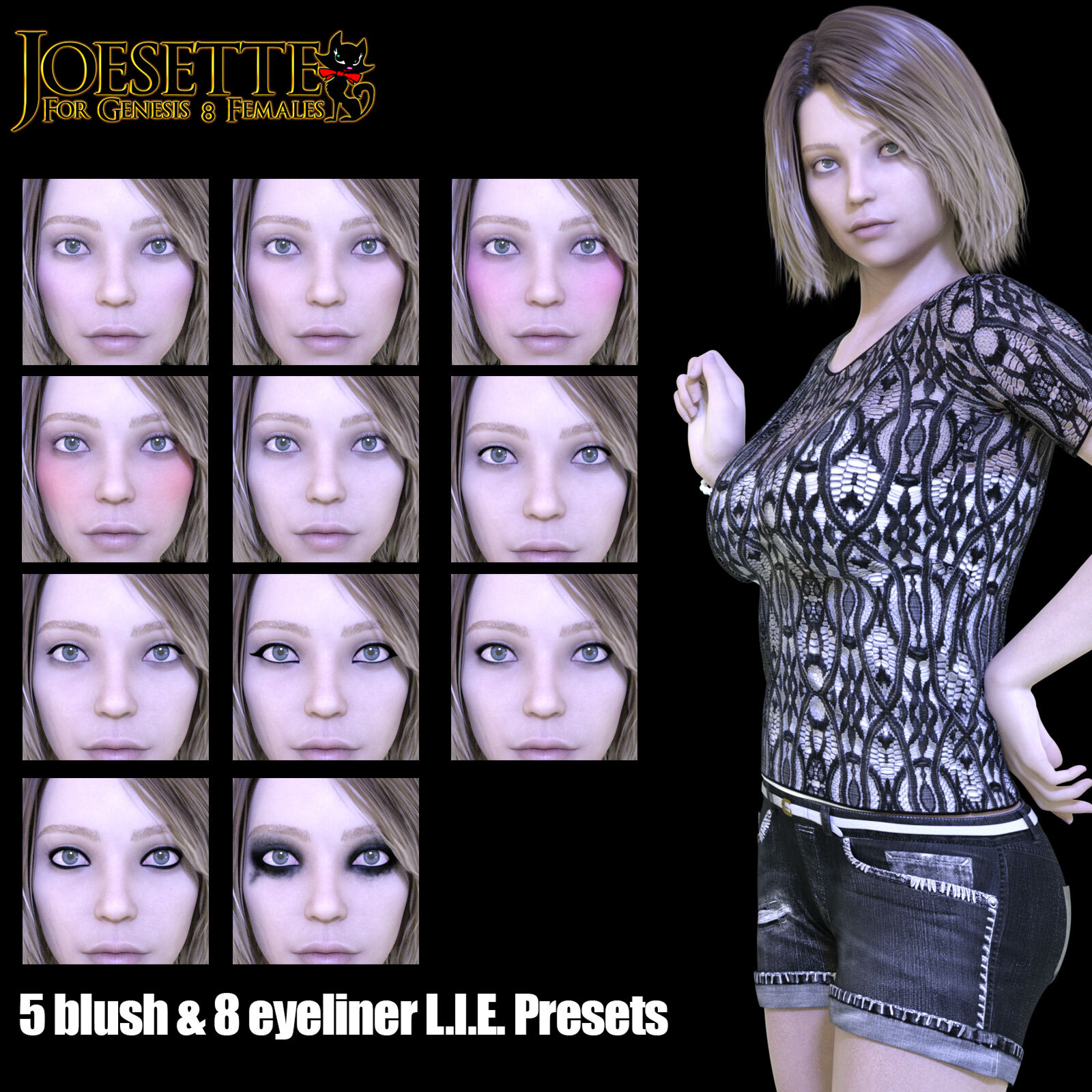 Joesette For Genesis 8 Females Redux by N/A