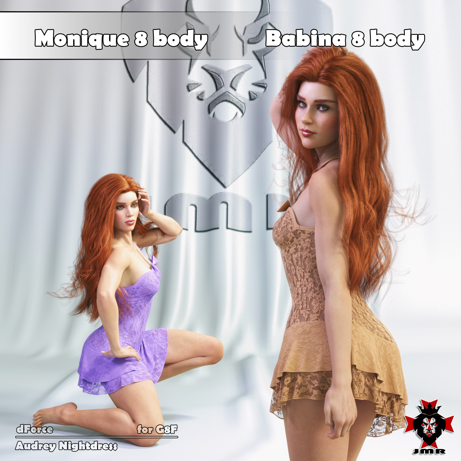JMR dForce Audrey Nightdress for G8F by N/A