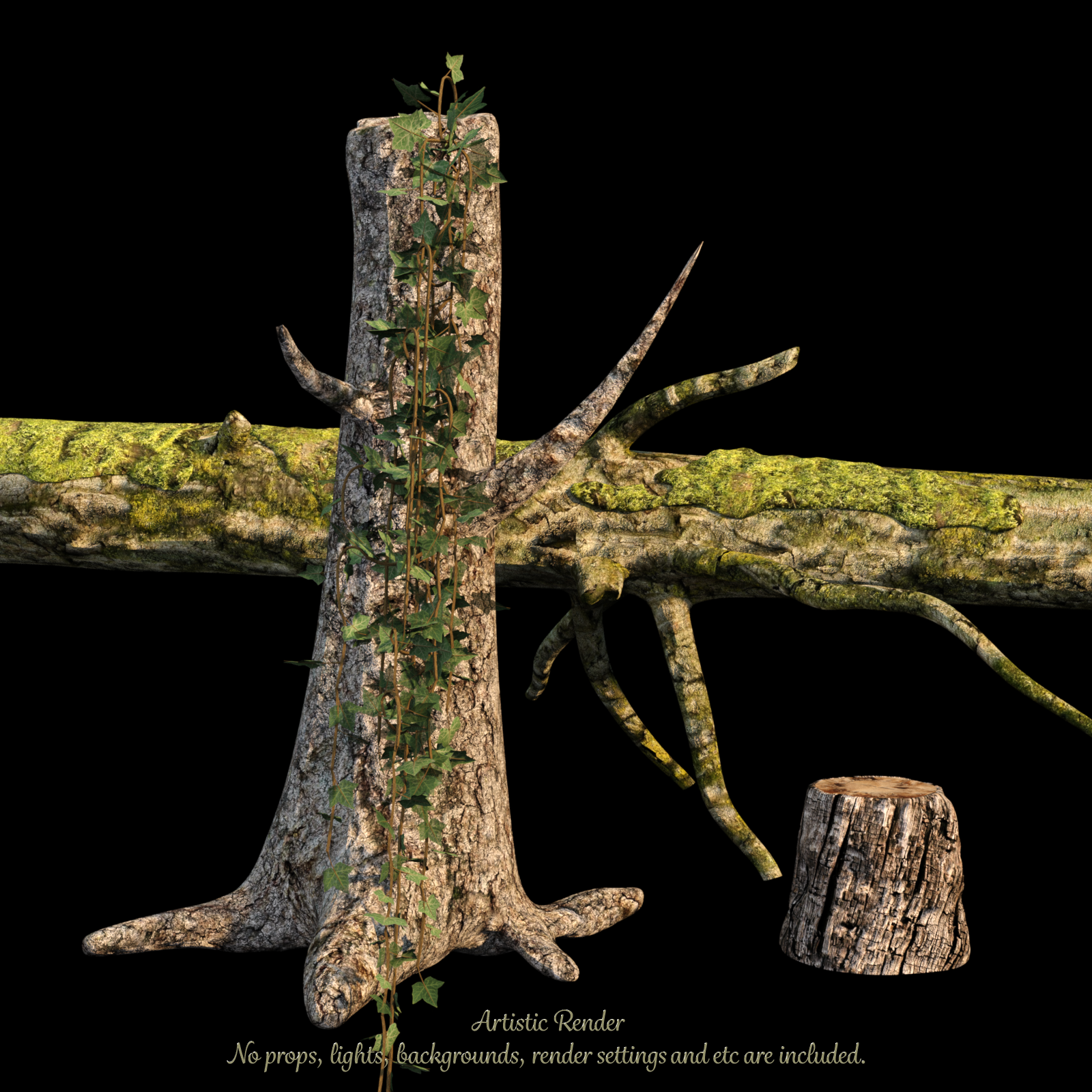 Tree Bark Shaders 2 For Daz Studio Iray by N/A