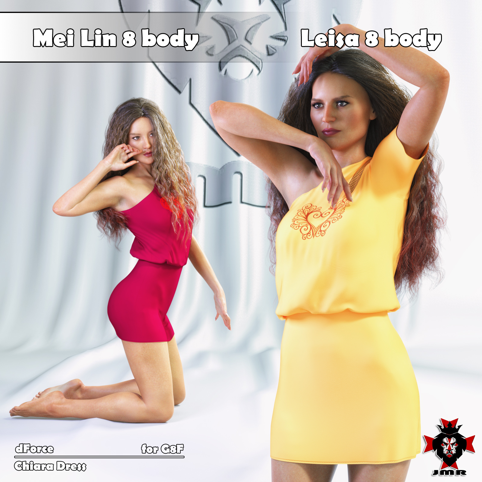 JMR dForce Chiara Dress for G8F by N/A