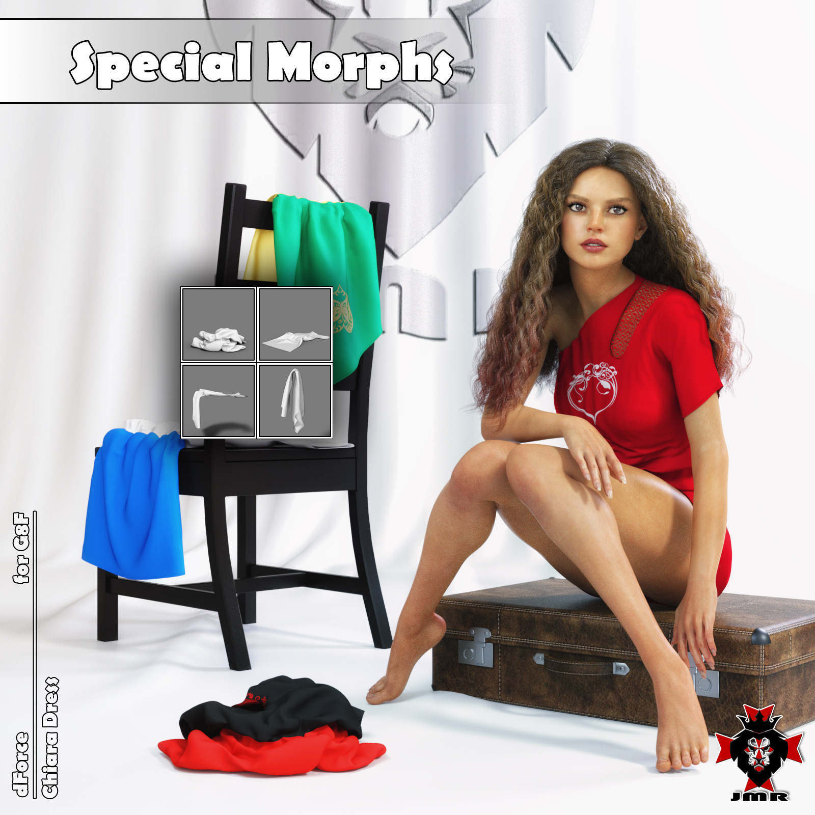 JMR dForce Chiara Dress for G8F by N/A