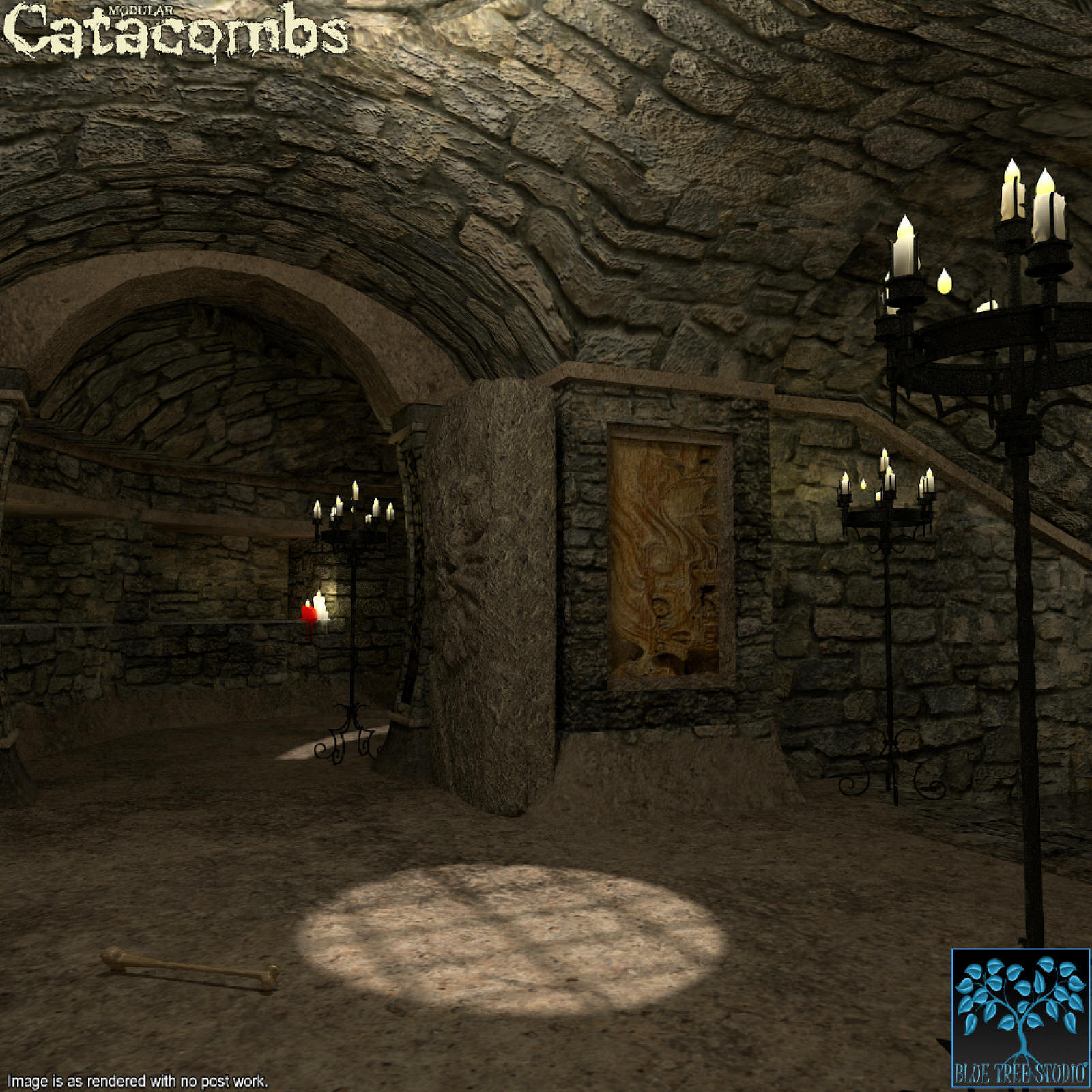Modular Catacombs for Daz by N/A