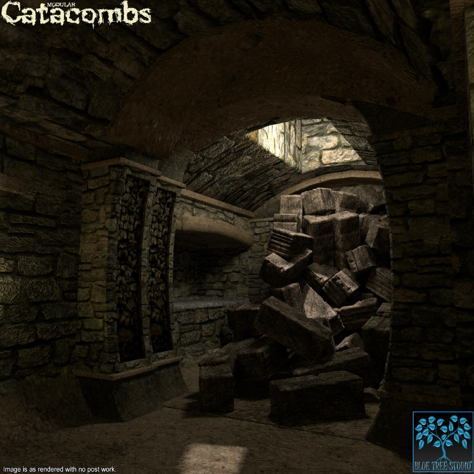 Modular Catacombs for Daz by N/A
