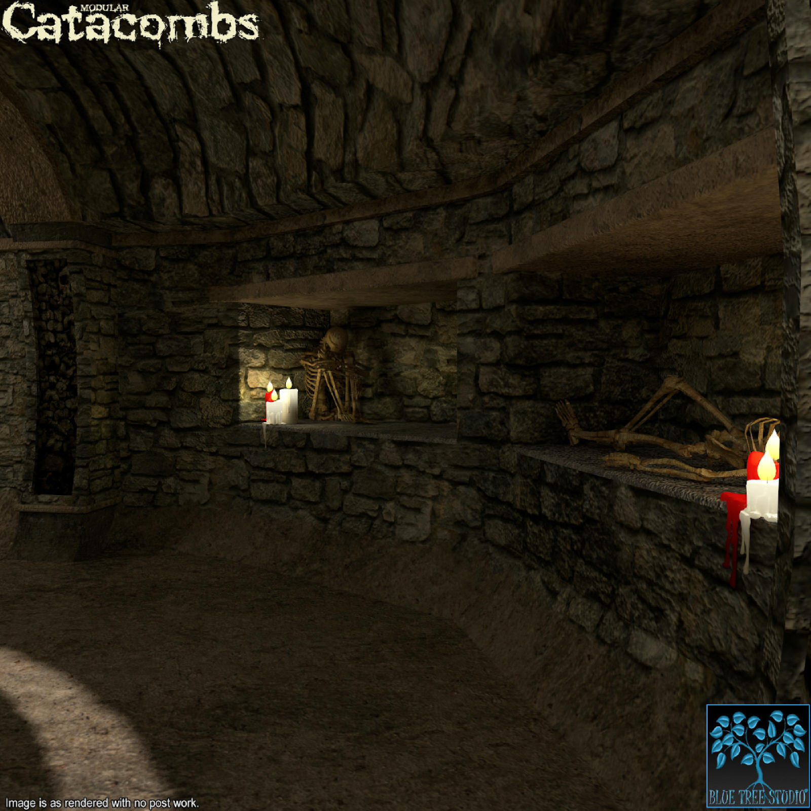 Modular Catacombs for Daz by N/A
