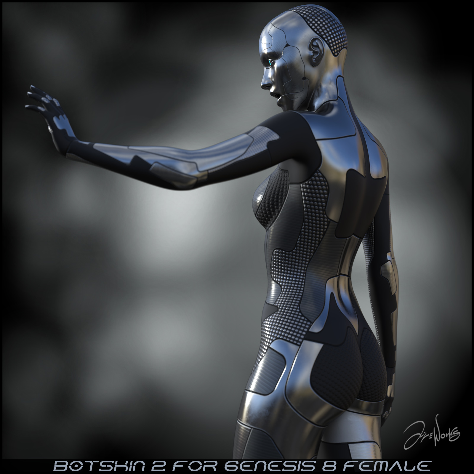 Botskin 2 for Genesis 8 Female by N/A