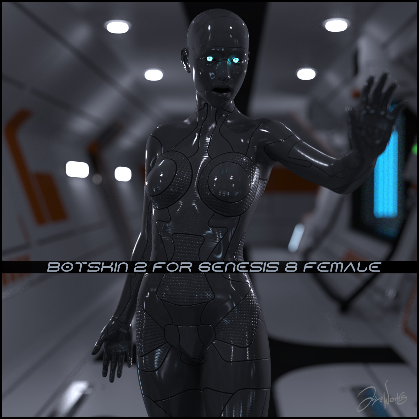 Botskin 2 for Genesis 8 Female by N/A