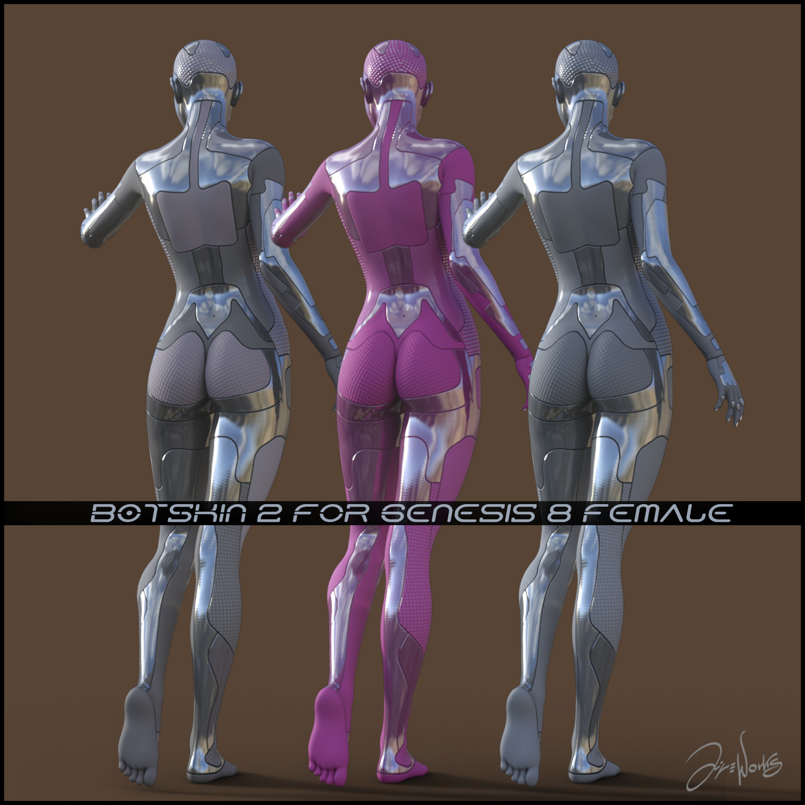 Botskin 2 for Genesis 8 Female by N/A
