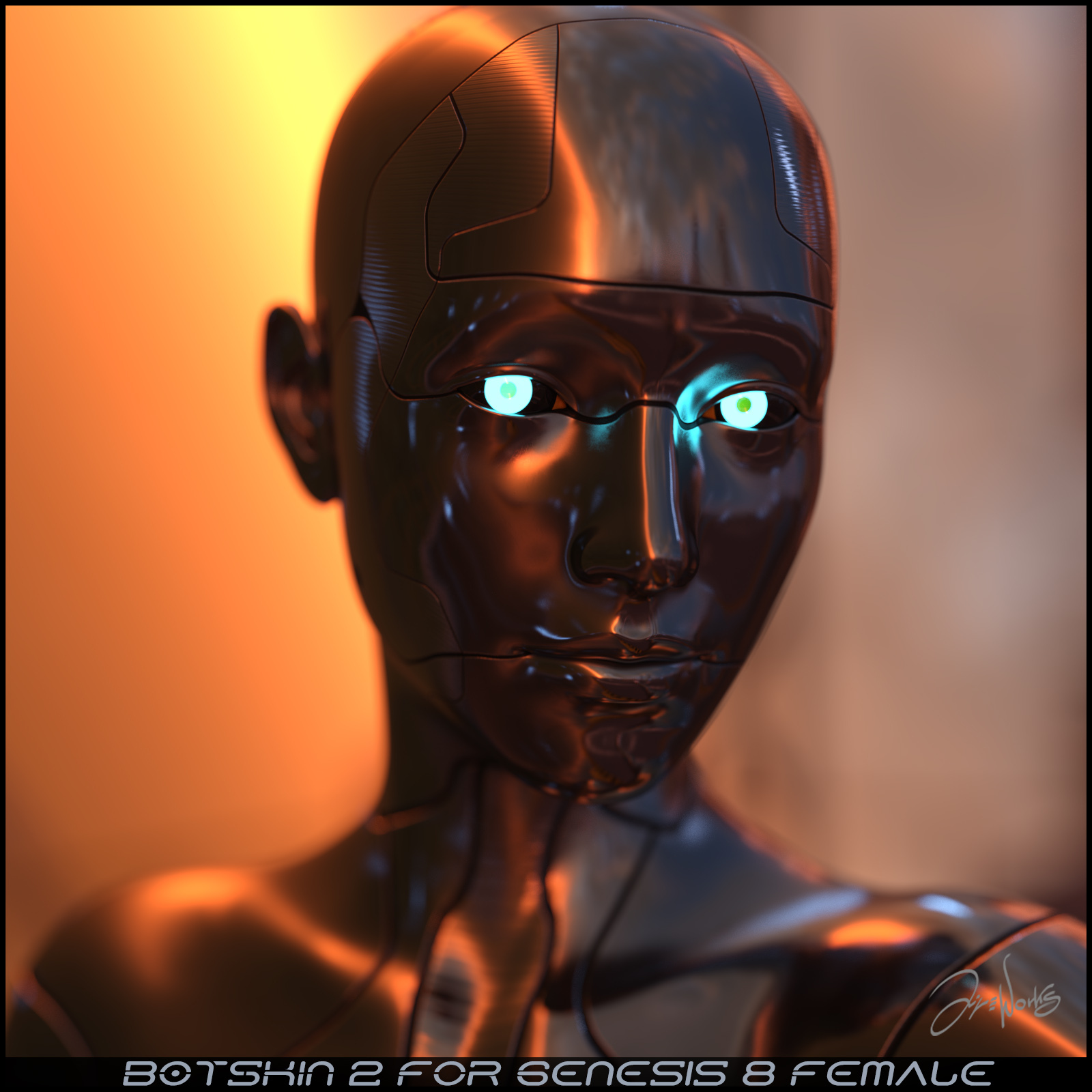 Botskin 2 for Genesis 8 Female by N/A