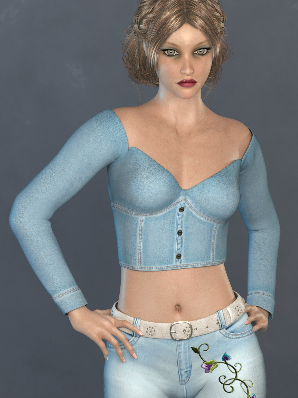 La Femme Corset Top by N/A