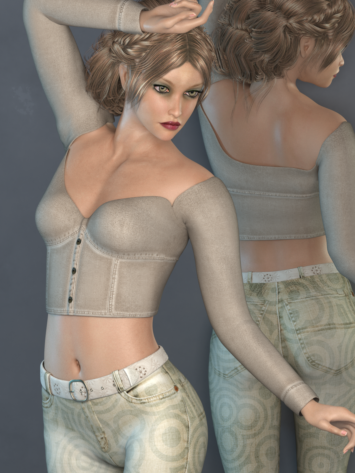 La Femme Corset Top by N/A