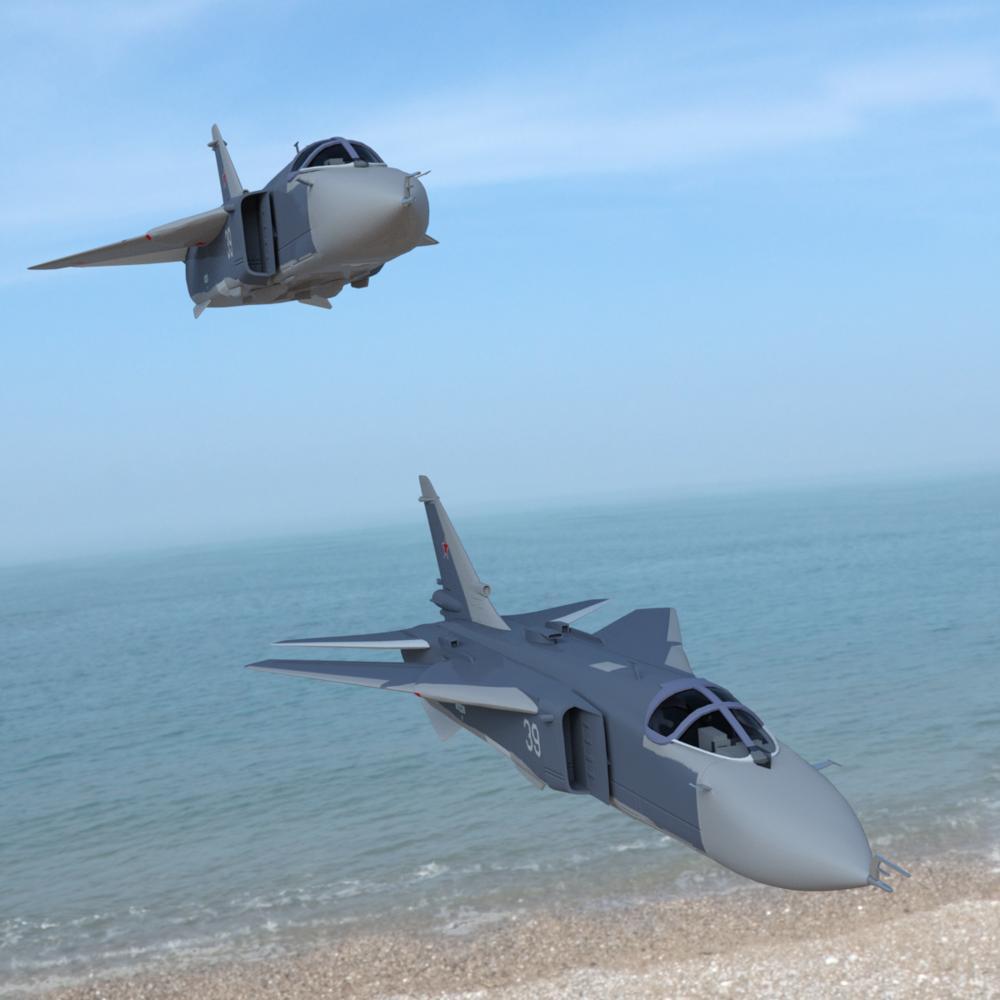 Sukhoi 24 Fencer C for DAZ Studio by N/A