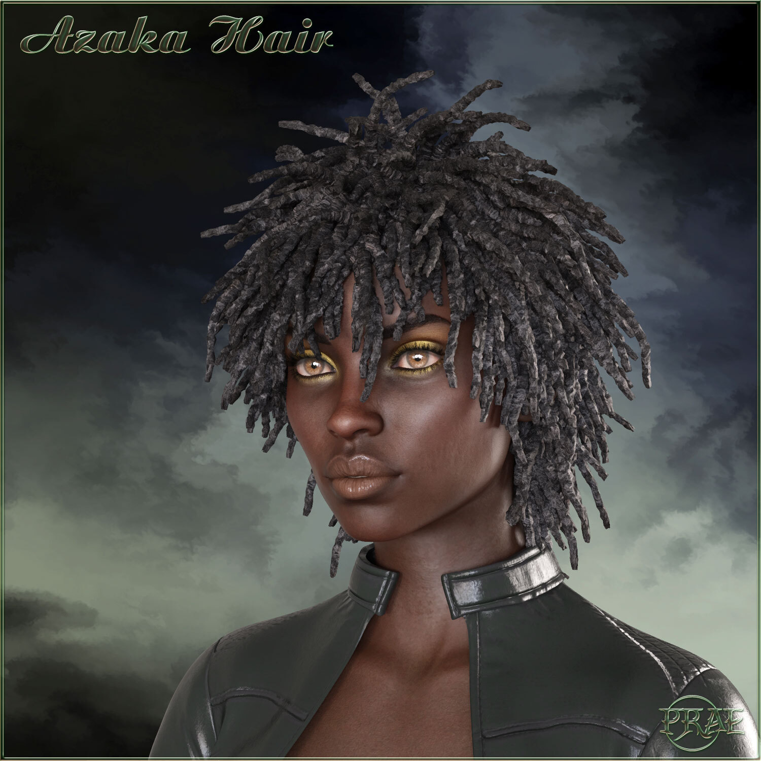 Prae-Azaka Hair For G8 Daz by N/A
