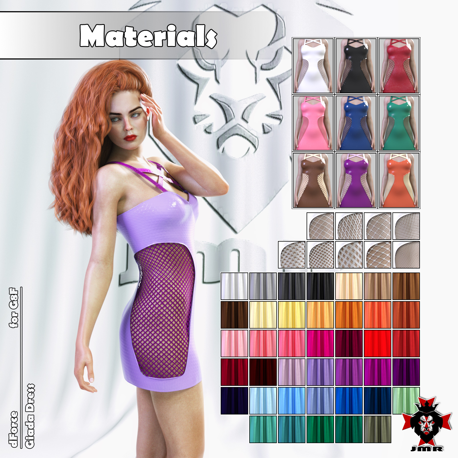 JMR dForce Giada Dress for G8F by N/A