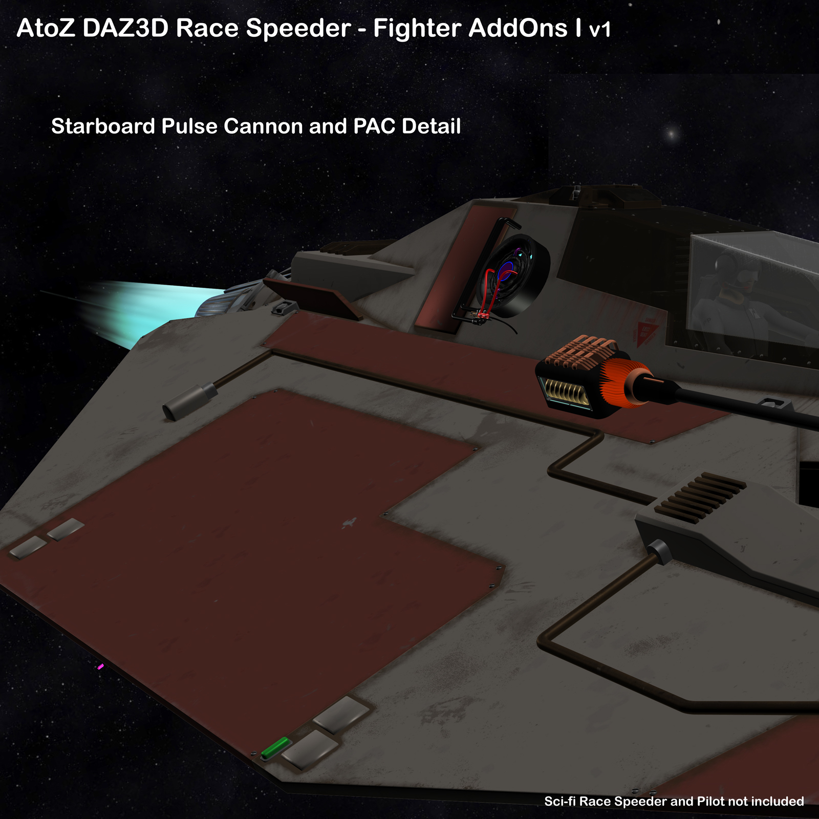 AtoZ Race Speeder Fighter AddOns I v1 for DS by N/A